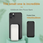 Plastic Power Bank - 2020 newest 10000mAh small size Power Bank LWS-8020